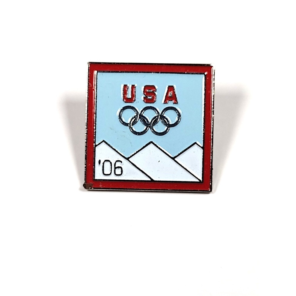 Aminco USA 2006 Winter Olympics Collectible Pin / Hat Lapel